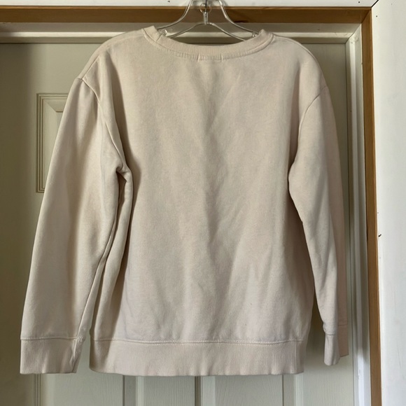 Earthbound Butterfly Boho Print Cream Sweater - Picture 5 of 5